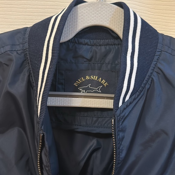Paul & Shark navy bomber jacket size 4 - Picture 5 of 8